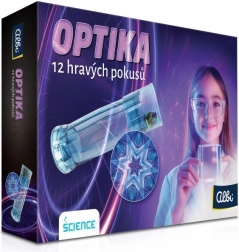 Vědecká sada pro experimenty se světlem a čočkami – kaleidoskop, periskop a dalekohled