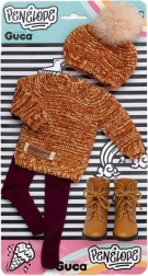 Guca Penelope obleček pro panenku 34 cm s botičkami