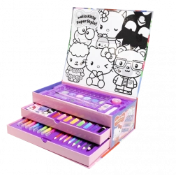 Hello Kitty kreativní box s výtvarnými potřebami