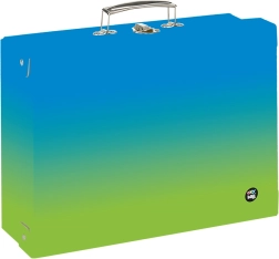 Kufřík A4 OXY Ombre Modro-zelený