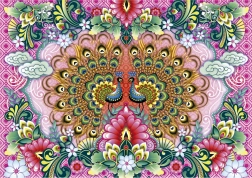 Puzzle pávi indičtí 1500 dílků