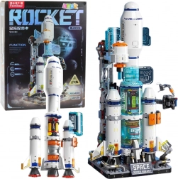 stavebnice vesmírná raketa a kosmická stanice, 815 dílků