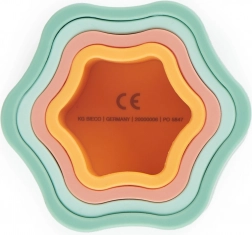 silikonová stohovací květina tropical vibe od bieco