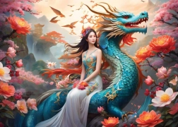 Puzzle Modrý Drak 500 Dílů