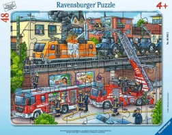 Puzzle RAVENSBURGER hasiči v akci 48 dílků