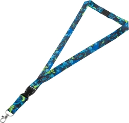 Prémiová klíčenka s karabinkou s motivem dinosaura