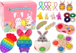 Velikonoční sada antistresových hraček Fidget Toys Pop It