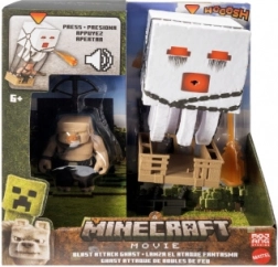 Minecraft Útočící Ghast s projektily – interaktivní figurka