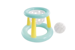 Nafukovací basketbalový koš do bazénu s míčem