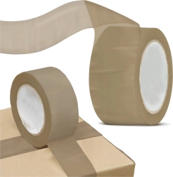 Hnědá balicí páska 48 mm x 100 m – silná a odolná