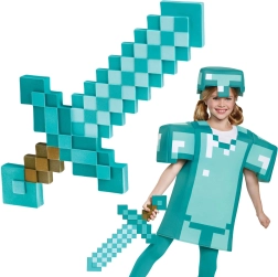 Minecraft diamantový meč 51 cm – dětské karnevalové a cosplay doplňky