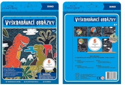 Vyškrabávací obrázky CONCORDE dinosauři