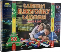 Tajemství elektroniky – stavebnice auto a loď, 50 experimentů