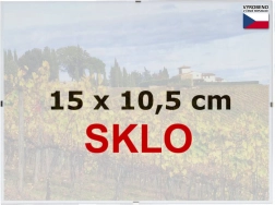 Rám Euroclip 15x10,5cm sklo