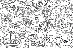 Podložka na stůl Monsters