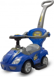 Dětské odrážedlo 3v1 s vodicí tyčí Baby Mix Mega Car – modré