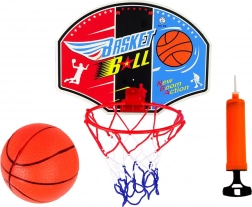 Mini basketbalový set s tabulí, obroučkou, míčem a pumpičkou