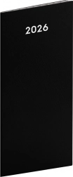 Vreckový diář Černý 2026