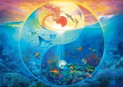 Puzzle schmidt v zemi mořských živočichů 1000 dílků