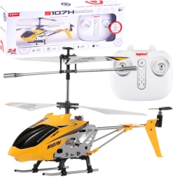 Syma S107H zdalem řízený kovový vrtulník s gyro stabilizací – Žlutá