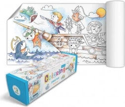 Plakát na vybarvení Piráti