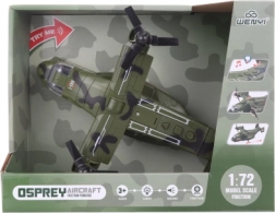 Vojenské letadlo na baterie se světly a zvuky