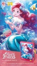 Puzzle 100 dílků mořská víla s třpytkami