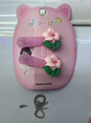 Sponky do vlasů Růžové květiny sada