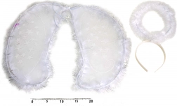 Andělský karnevalový set křídla a svatozář pro děti