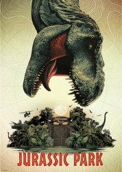 Puzzle TREFL Premium Plus JURASSIC PARK – filmový plakát, 1000 dílků
