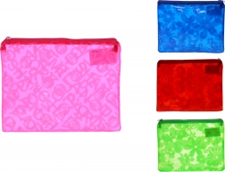 složka na dokumenty se zipem s květinovým vzorem 16 × 20,5 cm