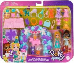 Polly Pocket narozeninová párty – módní hrací set s panenkami a doplňky