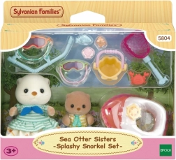 Sylvanian Families sestry mořských vyder na prázdninách