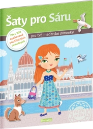 Šaty pro panenku Sáru samolepková kniha