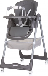 Jídelní židlička First Spoon v šedé barvě