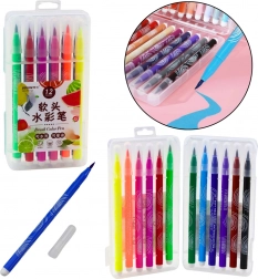 Akvarelové fixy v organizéru 12 barev