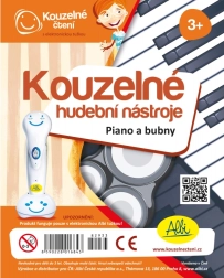 Kouzelné hudební nástroje – piano a bubny pro elektronickou tužku ALBI