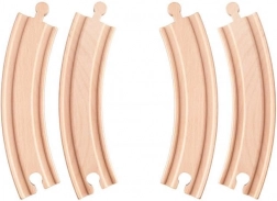 Železniční zatáčky – dlouhé (4 ks)