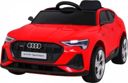 Elektrické odrážedlo Audi e-tron Sportback pro děti s 4x4 a dálkovým ovládáním – Červená