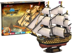 3D puzzle loď HMS VICTORY – historická plachetnice