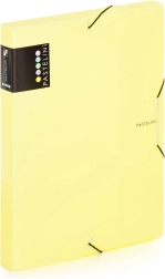 krabice na dokumenty A4 Pastelini žlutá s gumičkou