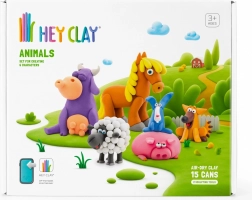 Hey Clay zvířátka – kreativní pěnová modelína pro děti 3+