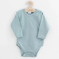 Dojenecké celorozepínací body NEW BABY Classic II tmavě mátové, vel. 68