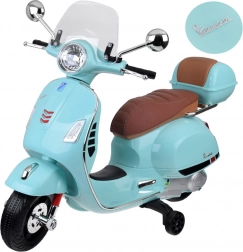Dětská elektrická koloběžka Vespa GTS Super na akumulátor – modrá