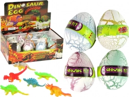 Magické Roste Vajíčko Dinosaurus 6 cm Bílé