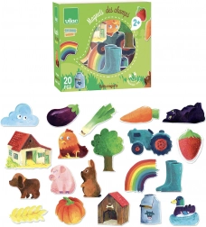 Vilac dřevěné magnetky Venkov