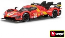 Kovový model Bburago Ferrari 499P 1:43 – vítěz 24h Le Mans 2023