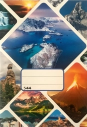 Školní sešit A5 linkovaný 40 listů Příroda