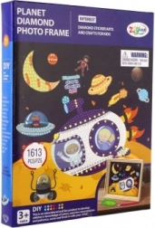 Diamantové malování – kreativní sada Vesmír s rámečkem