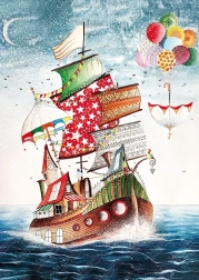 Puzzle svobodná loď 1000 dílků MAGNOLIA